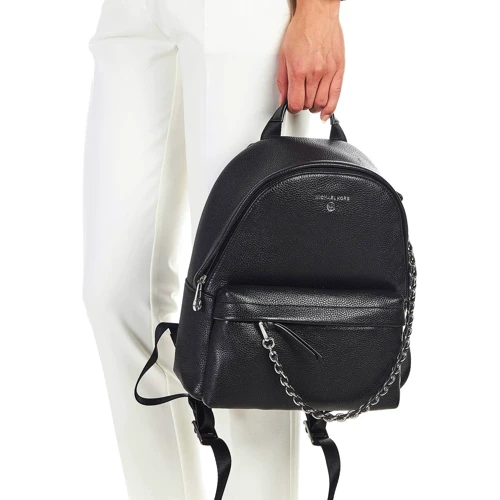 Женский рюкзак Michael Kors Slater MD Backpack черный (30T0G04B1L001): Застежка Молния