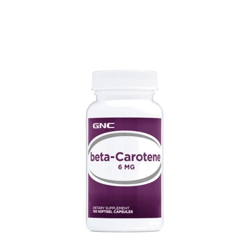 GNC Beta Carotene 6 mg Бета-Каротин 100 капсул