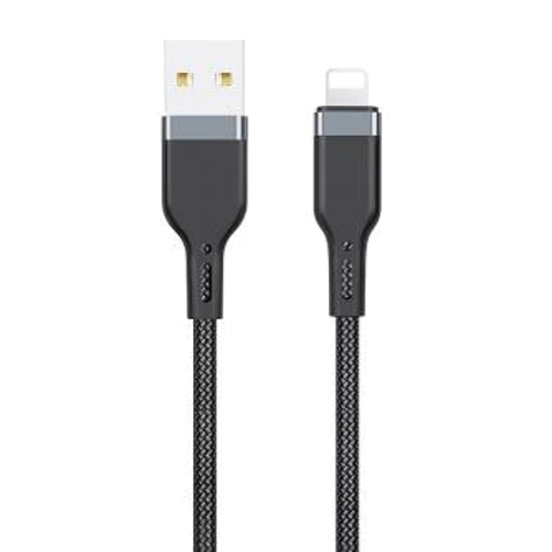 Кабель WIWU USB Cable to Lightning Platinum Charger 1.2m Black (PT01)