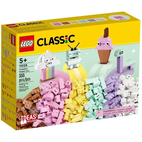 Конструктор LEGO Classic Творческое пастельное веселье 333 детали (11028)