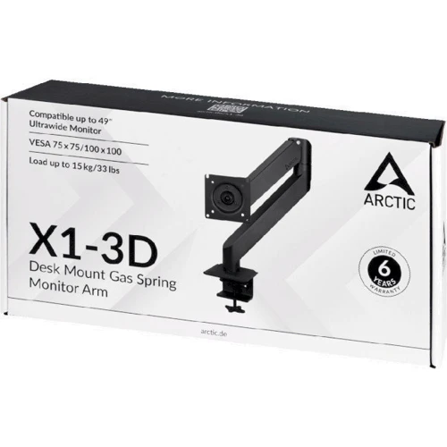 Крепление для мониторов Arctic X1-3D Black (AEMNT00062A) фото 9