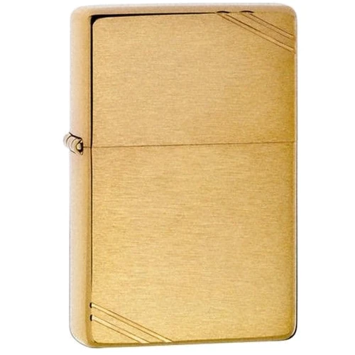 Зажигалка Zippo VINTAGE BRUSHED FIN BRASS (240)