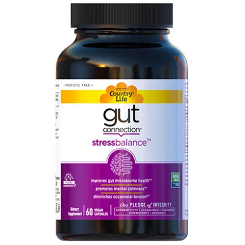 Country Life Stress Balance Gut Connection Захист від стресу 60 капсул