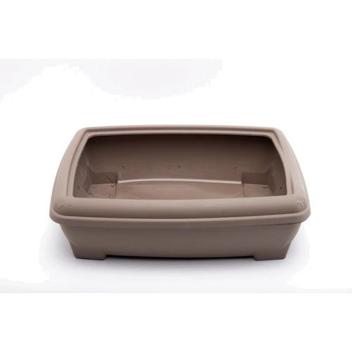 Туалет Wow Pets з бортиком RELAX 495х380х140 мм (0218-БЕЖЕВИЙ)