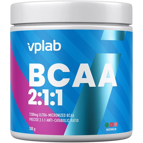 Амінокислота для спорту VPLab BCAA 2:1:1 300 g /37 servings/ Watermelon