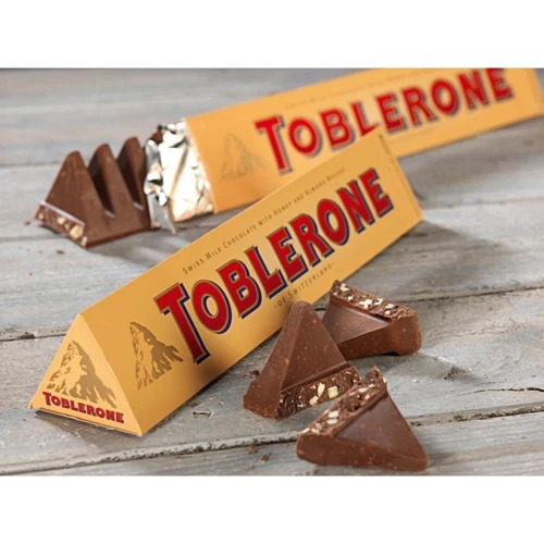Шоколад Toblerone молочний з медом і мигдальною нугою 100 г (PH3747): Вид Шоколад