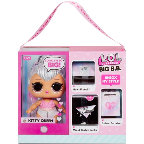 Игровой набор с мега-куклой L.O.L. SURPRISE! серии Big B.B.Doll Королева Китти (573074): Возраст от 3 лет