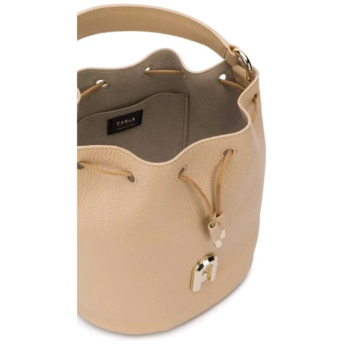 Женская сумка бакет-бэг Furla Sleek S Drawstring 20 песочная (1057256): Тип Сумки