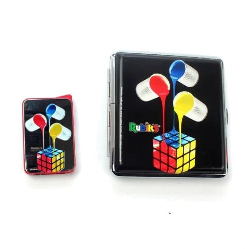 Комплект Champ зажигалка + портсигар "Rubik"s 3 ведра (40401952-4)