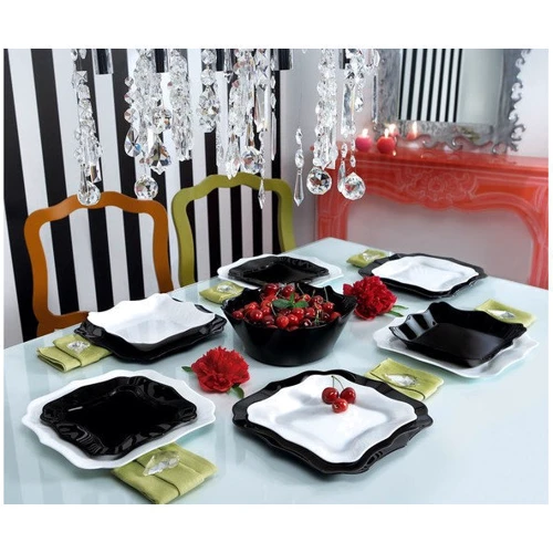 Столовый сервиз Luminarc Authentic Black & White 38 пр. (P4677): Количество персон 6