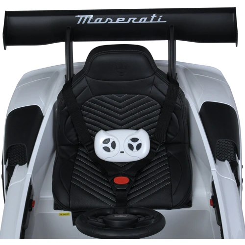 Детский электромобиль Bambi Maserati белый (M 5105EBLR-1)