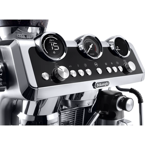 Кофеварка DeLonghi EC 9865.M: Функции Предварительное смачивание, Режим энергосбережения, Одновременное приготовление двух чашек кофе, Выбор объема порции, Возможность программирования, Автоотключение