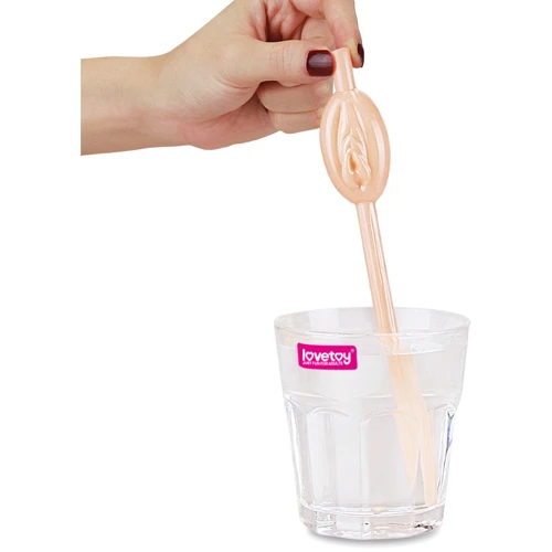 Трубочки LoveToy Original Pussy Straws Flesh, 9 шт