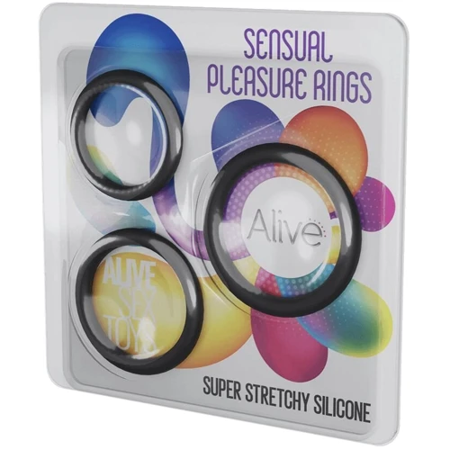 Набор эрекционных колец Alive Sensual Pleasure Rings