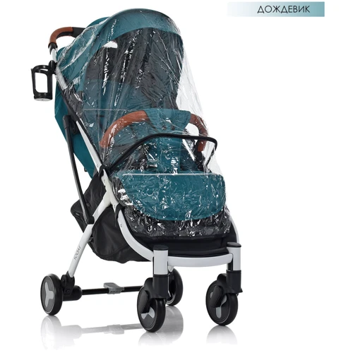 Прогулочная коляска Bambi Yoga II M 3910-12 Бирюзовая: Количество блоков 1