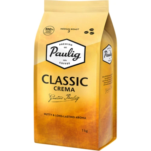 Кофе Paulig Classic Crema в зернах 1 кг (6411300172467)