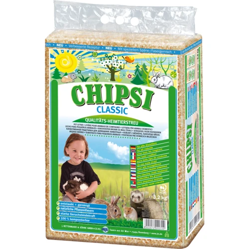 Тирса для гризунів Chipsi класик вбираючі 60 л 3.2 кг (4002973000700)