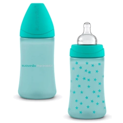 Бутылочка для кормления Suavinex Basics 270 мл 2шт зеленая (307608/1)