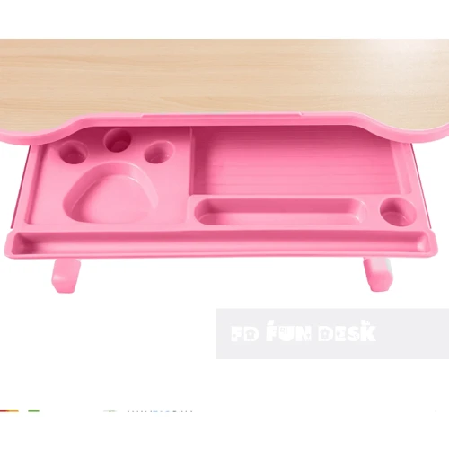 Комплект FunDesk Парта і стілець-трансформери Bellissima pink: Ширина стільниці, см 80