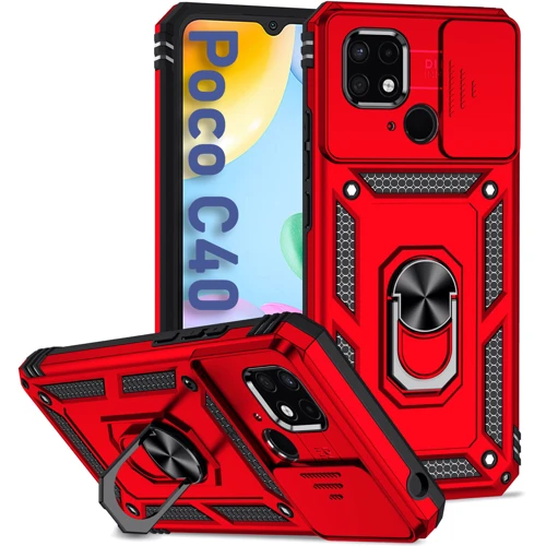 Чохол для телефона BeCover Military Red for Xiaomi Poco C40 (708205)