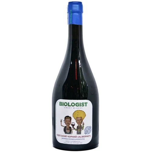 Вино Biologist Одесский Черный 2021 выдержанное красное сухое 0.75 л (BLG4820212230325)