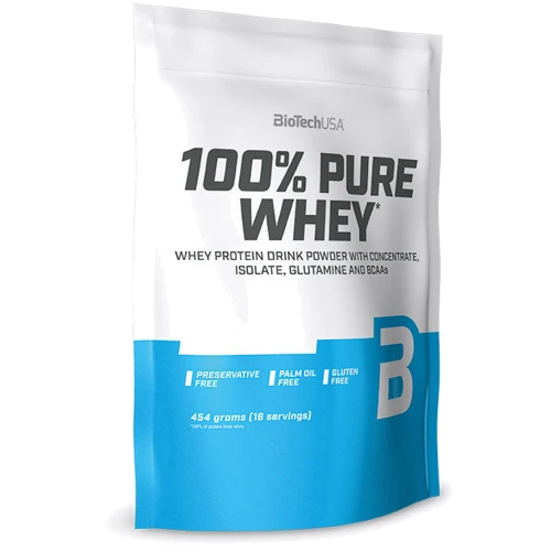 Протеин BioTech 100% Pure Whey 454 g /16 servings/ Chocolate Peanuts