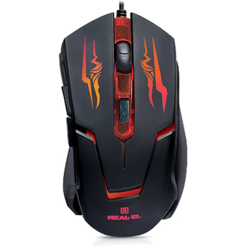 Мышь REAL-EL RM-520 Gaming, black