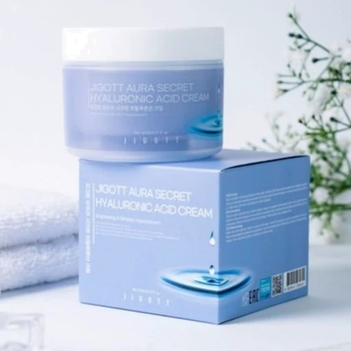 Jigott Aura Secret Hyaluronic Acid Cream Увлажняющий крем для лица с гиалуроновой кислотой 150 ml: Пол Для женщин