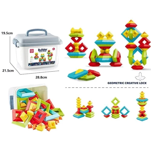 Конструктор геометрические фигуры 30 элементов (188-625 A): Производитель Noname