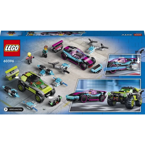 Конструктор LEGO City Модифицированные автомобили для гонки (60396) фото 8