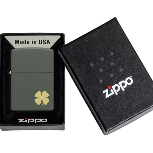 Запальничка Zippo Four Leaf Clover Design 49796 фото 2