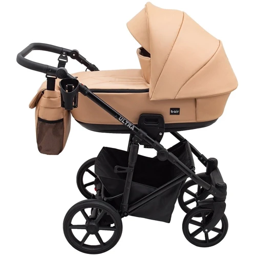 Коляска 2 в 1 Bair Ultra ECO кожа 100% U-40 Сamel (680615): Количество блоков 2
