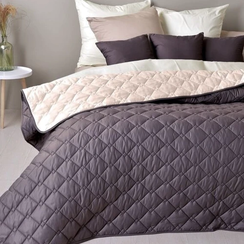 Покривало IDEIA Стиль Cube двосторонній шоколад/беж 140х210 см (4820227282517): Розмір, см 140x210