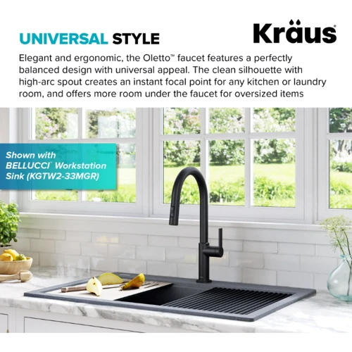 Змішувач для кухонного миття Kraus KPF-2820MB