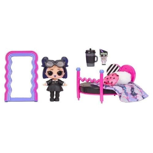 Игровой набор с куклой L.O.L. SURPRISE! серии Furniture спальня Леди-Сумерки (572640): Особенности Сюрприз