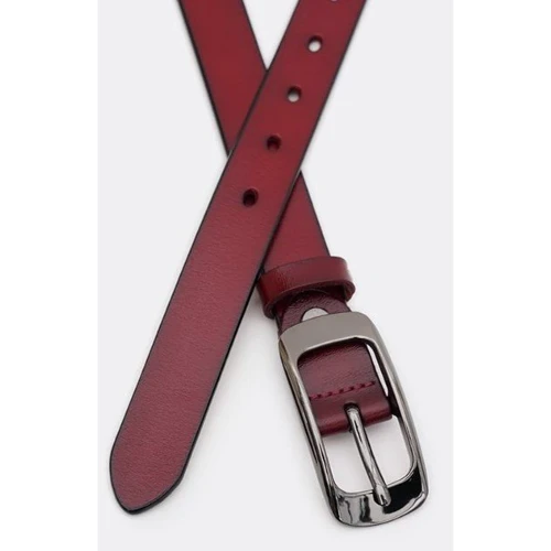 Женский ремень Borsa Leather бордовый (CV1ZK-015bo-bordo): Пол Женский