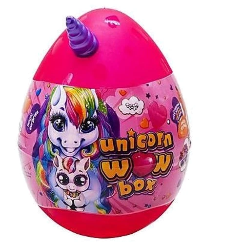Игрушка-сюрприз Danko toys Unicorn WOW Box малиновый (UWB-01-01U)