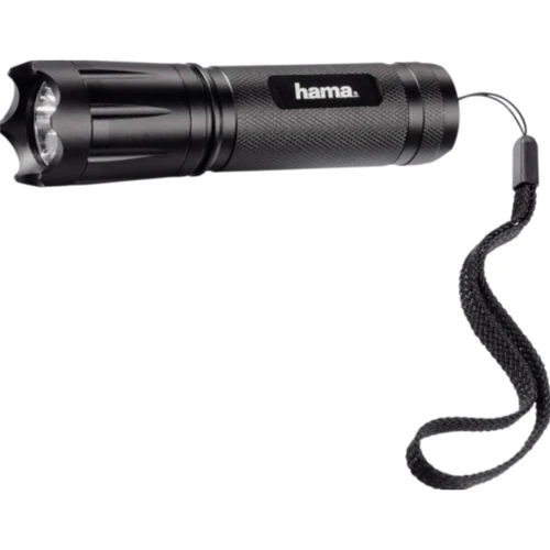 Фонарь туристический Hama Classic C-118 LED Torch L100 Black: Тип Ручной