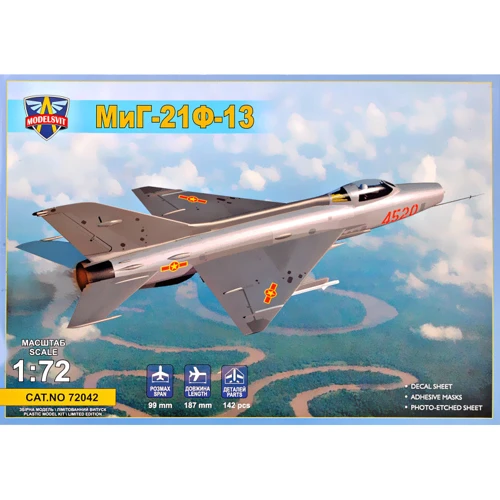 Модель ModelSvit Сверхзвуковой истребитель МиГ-21Ф-13 (MSVIT72042)