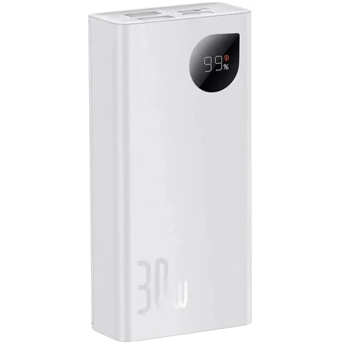 Внешний аккумулятор Baseus Power Bank 10000mAh Adaman 2 Digital Display Fast Charge Power Bank 30W White (PPAD040002): Тип батареи Литий-полимерные