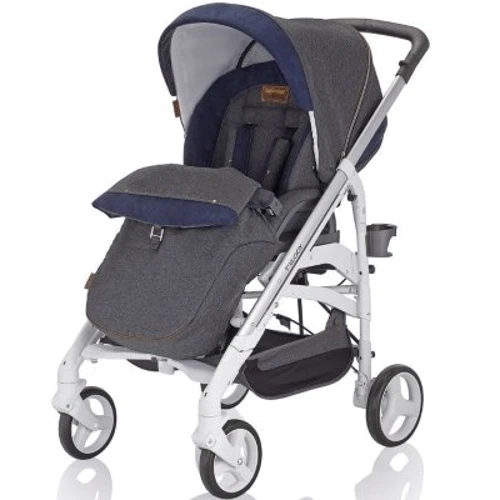 Прогулочная коляска Inglesina TRILOGY (сплошная ручка) Jeans (Синий) (AG37G3JNS): Тип коляски прогулочная коляска