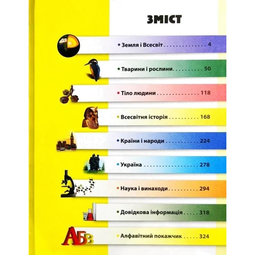 Енциклопедія необхідних знань школяра: Количество страниц 328