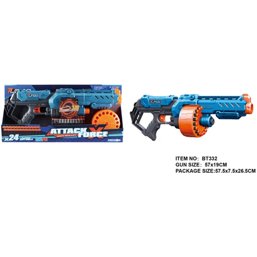 Игрушечный пулемет Turbo механический с барабаном (ВТ332): Производитель Turbo