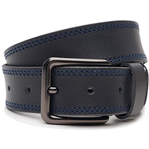Чоловічий ремінь Borsa Leather синій (V1125FX50-navy)