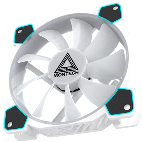 Кулер Montech Z3 PRO ARGB FAN: Регулювання оборотів широтно-импульсная модуляция (PWM)