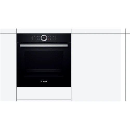 Духовой шкаф электрический Bosch HBG634BB1: Количество режимов нагрева 13