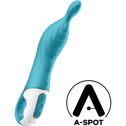 Инновационный вибратор для точки А Satisfyer - A-Mazing 2 (бирюзовый)