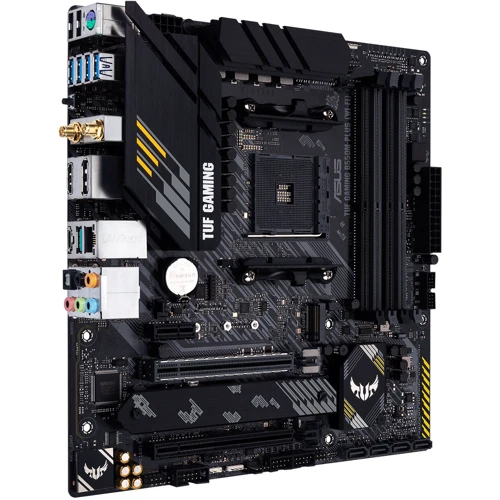 ASUS TUF GAMING B550M-PLUS WI-FI: Оперативная память 4xDDR4 4800 МГц, до 128 ГБ