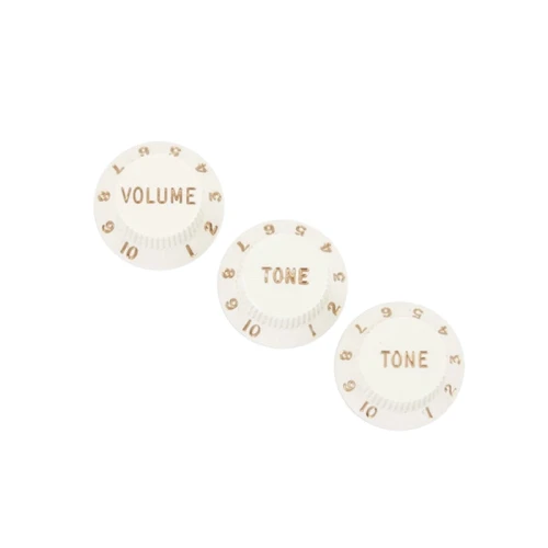 Ручка потенциометра FENDER Stratocaster Knob Sets Parchment