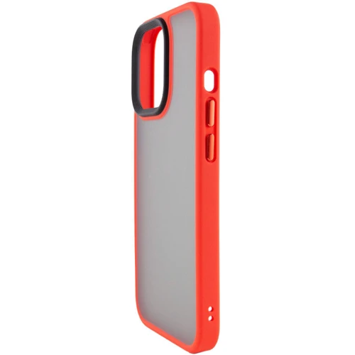 Чехол для iPhone Mobile Case TPU+PC Metal Buttons Red for iPhone 13 Pro Max: Цвет красный